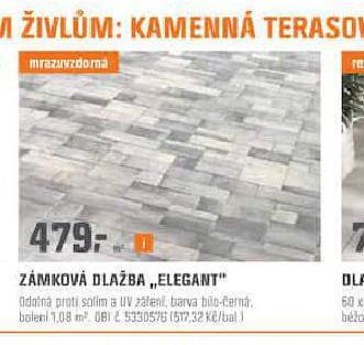 OBI Zámková dlažba elegant nabídka