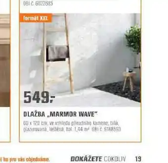 OBI Dlažba marmor wave nabídka