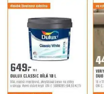 OBI Dulux classic bílá nabídka