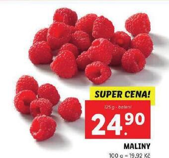 Lidl Maliny nabídka