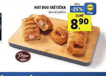 Lidl Hot dog taštička nabídka