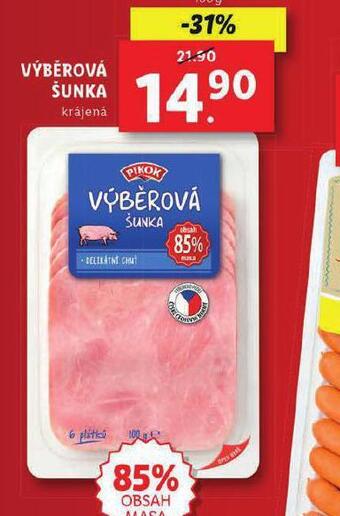 Lidl Výběrová šunka nabídka
