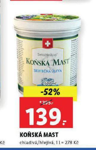 Lidl Koňská mast nabídka