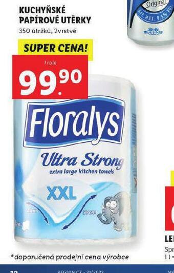 Lidl Florasyl kuchyňské utěrky nabídka