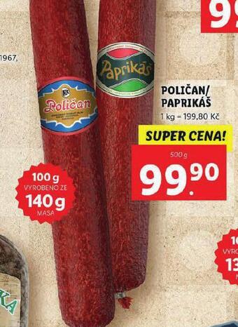 Lidl Paprikáš nabídka
