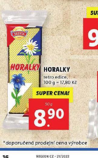 Lidl Horalky nabídka