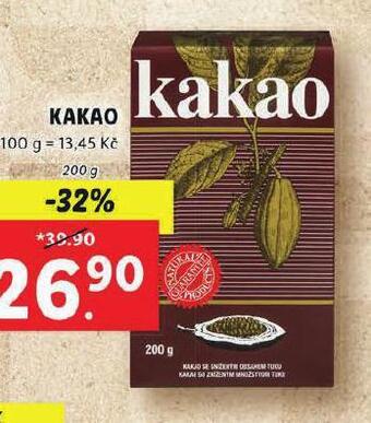 Lidl Kakao nabídka
