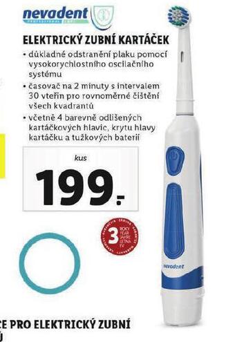 Lidl Elektrický zubní kartáček nabídka