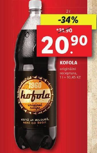 Lidl Kofola 2l nabídka