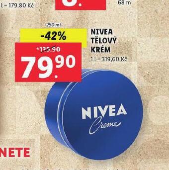 Lidl Nivea tělový krém nabídka