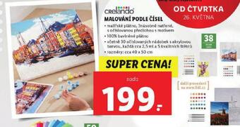 Lidl Malování podle čísel nabídka