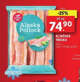 Lidl Aljašská treska nabídka