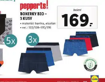 Lidl Boxerky bio nabídka