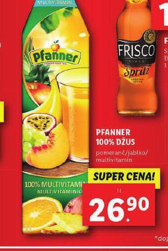 Pfanner 100% džus