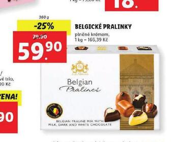 Lidl Belgické pralinky nabídka