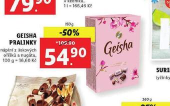 Lidl Geisha pralinky nabídka