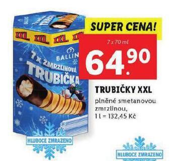 Lidl Trubičky xxl nabídka