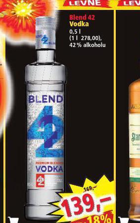 Norma Blend 42 vodka nabídka