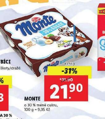 Lidl Zott monte nabídka