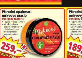Norma Přírodní opalovací mrkvové máslo nabídka