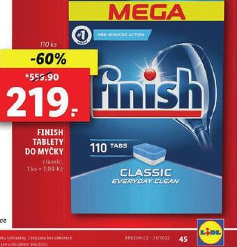 Lidl Finish tablety do myčky nabídka