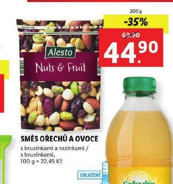 Lidl Směs ořechů a ovoce nabídka