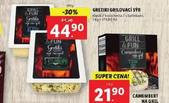 Lidl Gretiki grilovací sýr nabídka