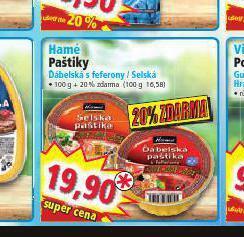 Norma Hamé paštiky nabídka