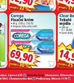 Norma Corega fixační krém nabídka