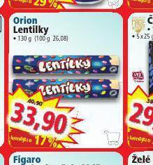Norma Orion lentilky nabídka