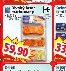 Norma Divoký losos marinovaný nabídka
