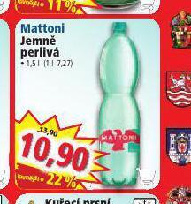 Norma Mattoni jemně perlivá nabídka