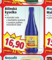 Norma Bílinksá kyselka nabídka