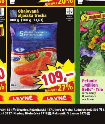 Norma Obalovaná aljašská treska nabídka