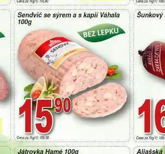 Lidl Sendvič se sýrem a s kapií nabídka