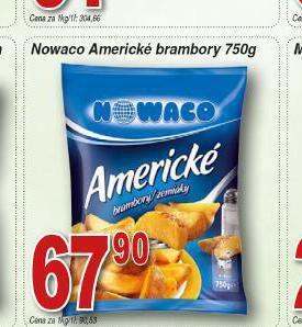 Lidl Nowaco americké brambory nabídka
