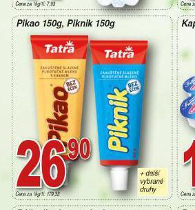 Lidl Pikao, piknik nabídka