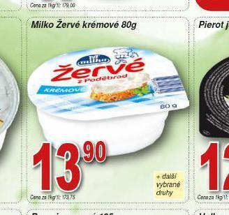 Lidl Milko žervé krémové nabídka