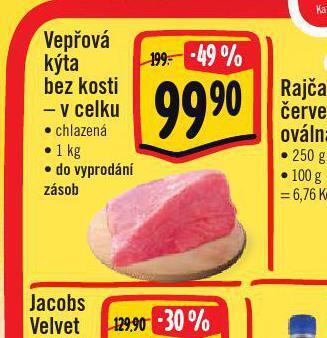 Jip Vepřová kýta bez kosti nabídka