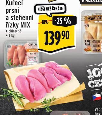 Jip Kuřecí prsní a stehenní řízky nabídka
