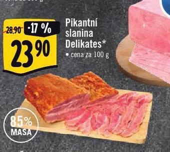 Jip Pikantní slanina delikates nabídka