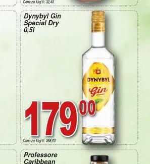 Lidl Dynybyl gin special dry nabídka