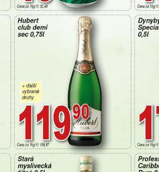 Lidl Hubert club demi sec nabídka