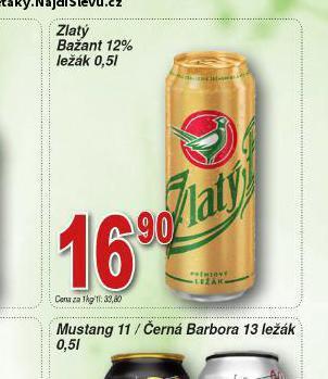 Lidl Pivo zlatý bažant 12 ležák nabídka