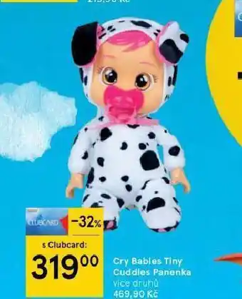 Tesco Cry babies tiny cuddies panenka nabídka