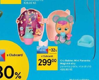Tesco Cry babies mini panenka magické slzy nabídka
