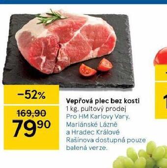 Tesco Vepřová plec bez kosti nabídka