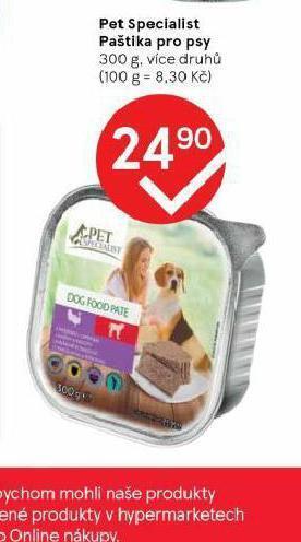 Tesco Pet specialist paštika pro psy nabídka