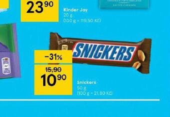 Tesco Snickers nabídka