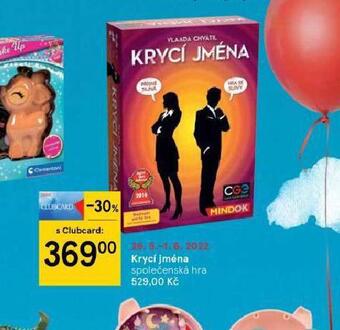 Tesco Krycí jména společenská hra nabídka